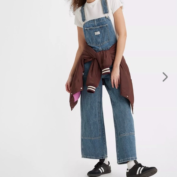 Levi’s baggy high water denim overalls XS - Picture 8 of 15